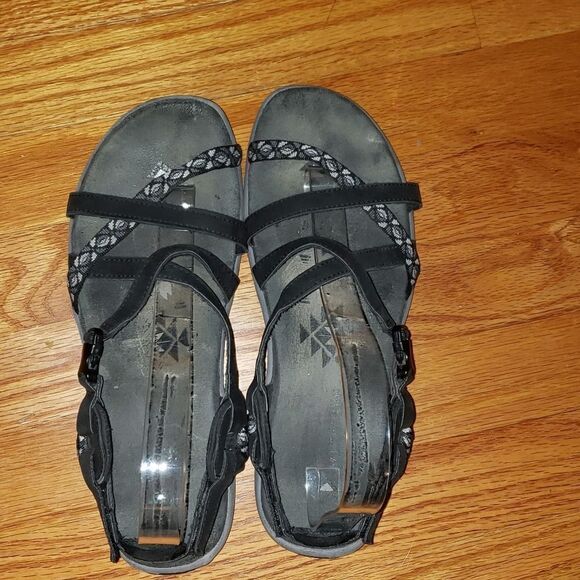 Skechers Black Slingback Sandals - Picture 5 of 7